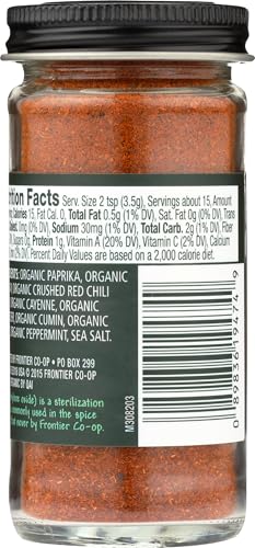 Frontier Co-op Frontier Coop Organic Harissa Seasoning 19 Ounce Bottle N African Heat with Chili Peppers Cayenne Paprika  Coriader - Image 5