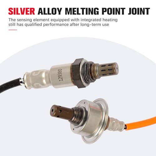 QIJIAUTO O2 Oxygen Sensor Upstream Downstream Compatible for Honda Civic 2007 2008 2009 2010 2011 234-9124 234-4350 2PCS - Image 3