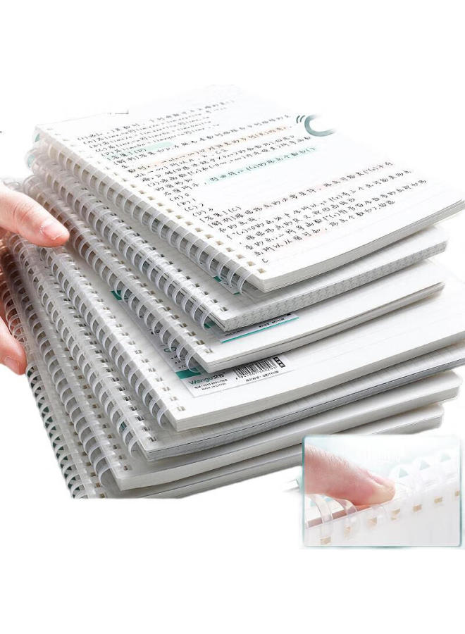 Wengu Lined Soft Spiral Notebook, 80 Sheets, Simple Design, Aesthetic, College Student Homework Book, Office Work Journal, Sxq-008 - Image 1
