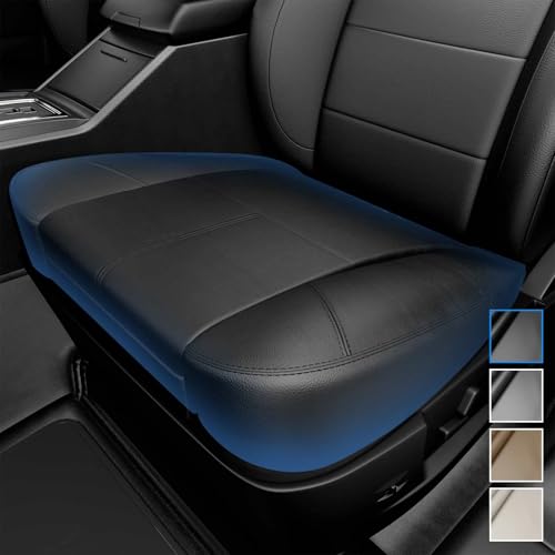 A-Premium Seat Cover Compatible with Chevrolet Avalanche Silverado Suburban Tahoe & GMC Sierra Yukon XL 1500 2500, 2007-2013, Front Driver Side, Ebony Black - Image 2
