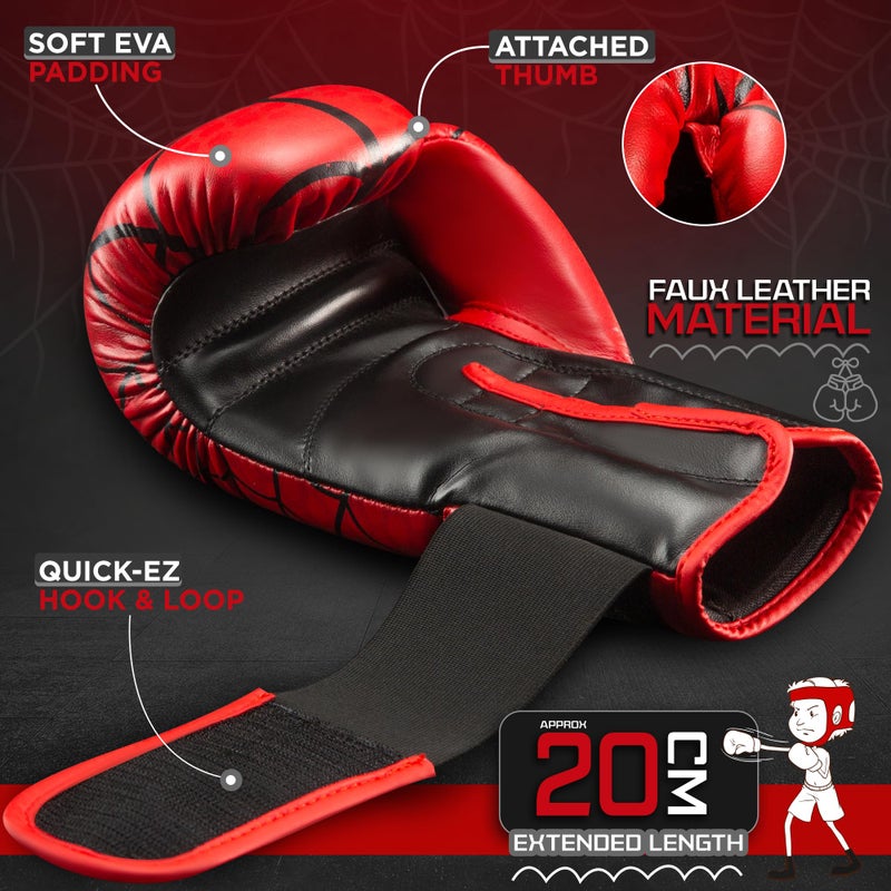 WYOX Kids Boxing Gloves 4oz 6oz 8oz â€“ Youth Punching Gloves for Boys & Girls Ages 3â€“15 â€“ Sparring Gloves for Punching Bag, Kickboxing, Muay Thai, MMA â€“ Boxing Gloves for Kids Training Set - Image 2