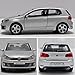 ERBADIHAGO Volkswagen Golf GTI Toy Car 136 Model Car Toys Car Metal Collect Car with Pull Back for Boys Children Age 3 Year Old Festival GiftSilver - Image 4