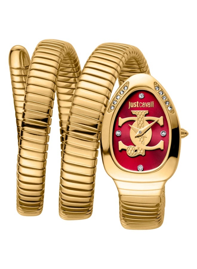 Just Cavalli Signature Snake Glam Evo 5 Doppio Women's Watch - Image 1
