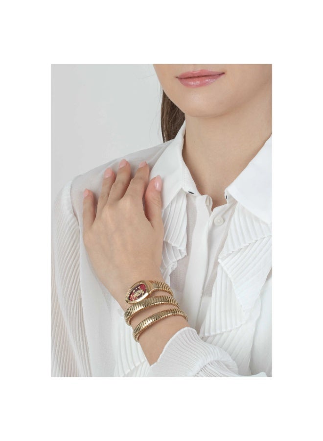 Just Cavalli Signature Snake Glam Evo 5 Doppio Women's Watch - Image 4
