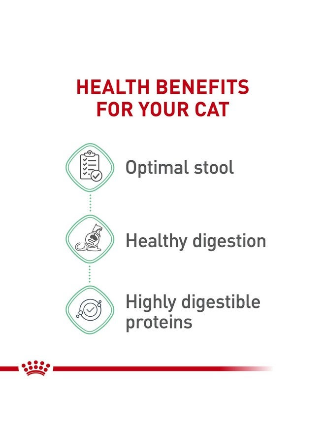 رويال كانين طعام القطط الجاف رويال كانين للعناية بالقطط من التغذية والعناية بالجهاز الهضمي، كيس 3 أرطال - Image 3