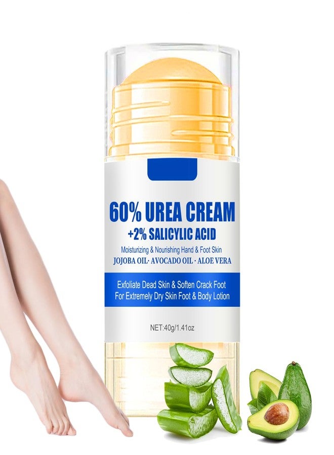 ZARICS Urea Cream 60 Percent for Feet Maximum Strength, Urea Foot Cream with 2% Salicylic Acid, Foot Lotion, Foot Callus Remover for Dry Cracked Heels, Hydrates & Softens Dry Skin for Exfoliates Dead Skin - Image 1