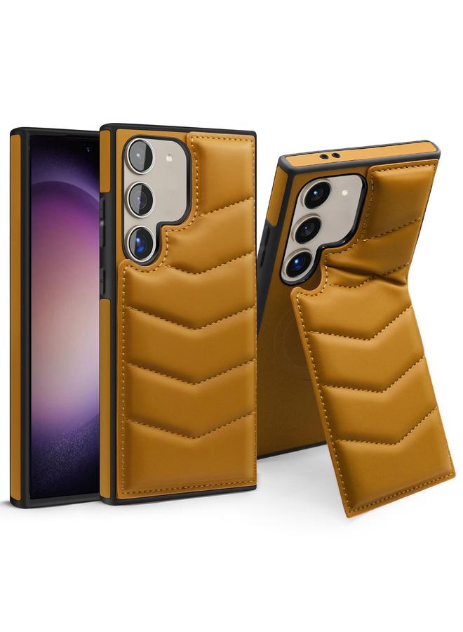 S-TOP Case For Samsung Galaxy S23+ 5G Down Jacket Card Bag Holder MagSafe Phone Case - Image 1