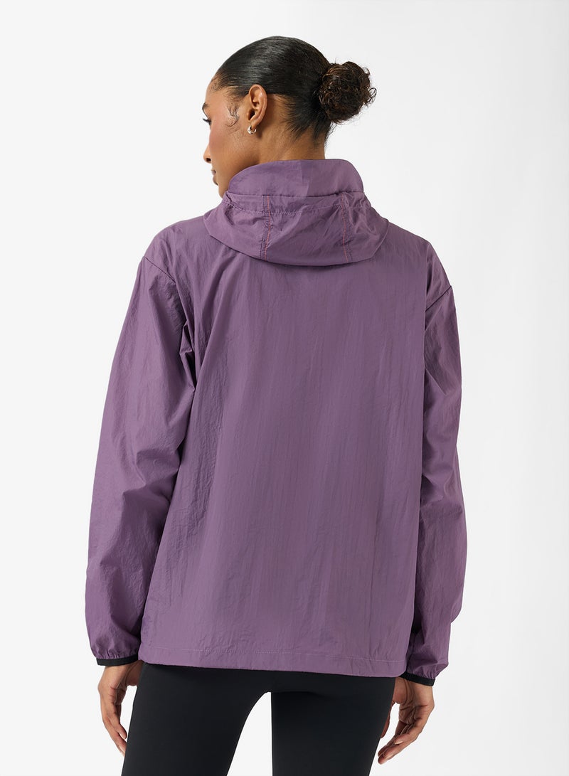 فورورد جاكيت طويل بغطاء رأس للمشي لمسافات طويلة - Image 2