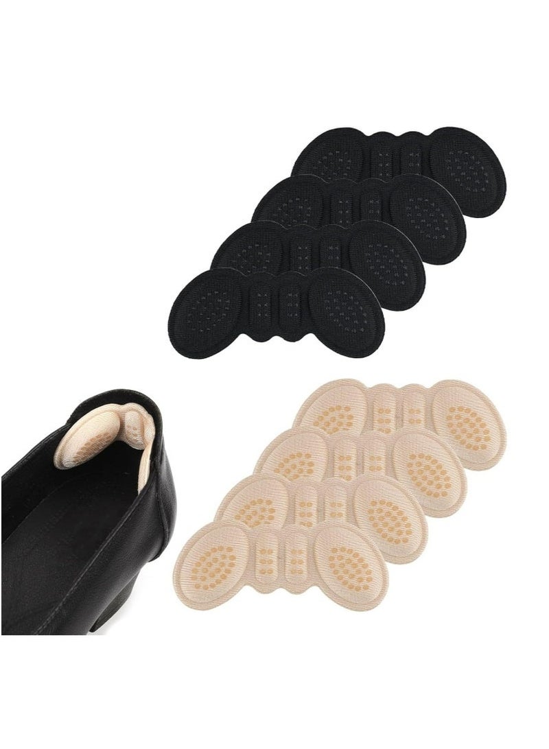 GIFT 4 Pairs Foam Heel Pads: Inserts for Loose Shoes, Cushions for High Heels, Protectors Against Slipping and Blisters - Image 1