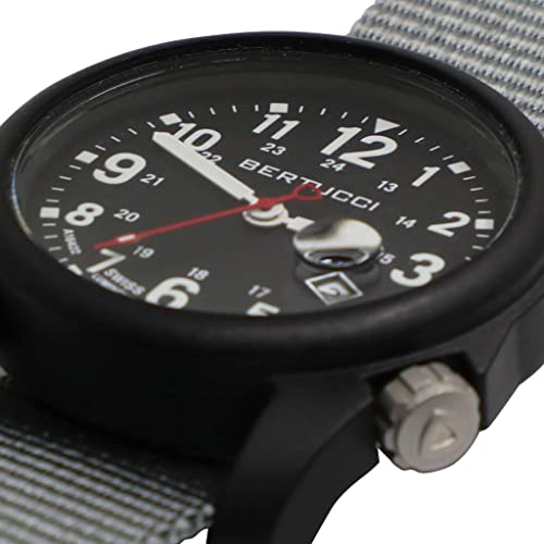 BERTUCCI DX3 Field Watch | Vintage Drab Nylon Band | Swiss Super Luminous Technology | Innovative Design, Durable Build, Light Weight Comfort | 11201 - Image 3
