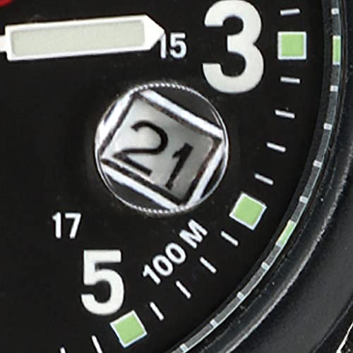BERTUCCI DX3 Field Watch | Vintage Drab Nylon Band | Swiss Super Luminous Technology | Innovative Design, Durable Build, Light Weight Comfort | 11201 - Image 4