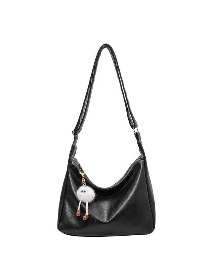 Yuyula Leather Handbag, Women's Large Capacity Tote Bag, Light Luxury Shoulder Crossbody Bag, Birthday Gift For Girlfriend, Qixi Festival Gift - Image 3