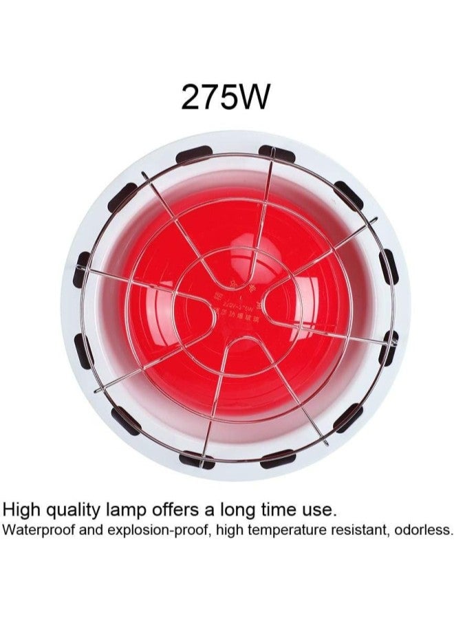 klarako 275W Infrared Heat Lamp, Beauty Treatment Lamp for Body Muscle Joint Pain Relief Beauty Treatment Infrared Light Heating Floor Lamp (US) - Image 4