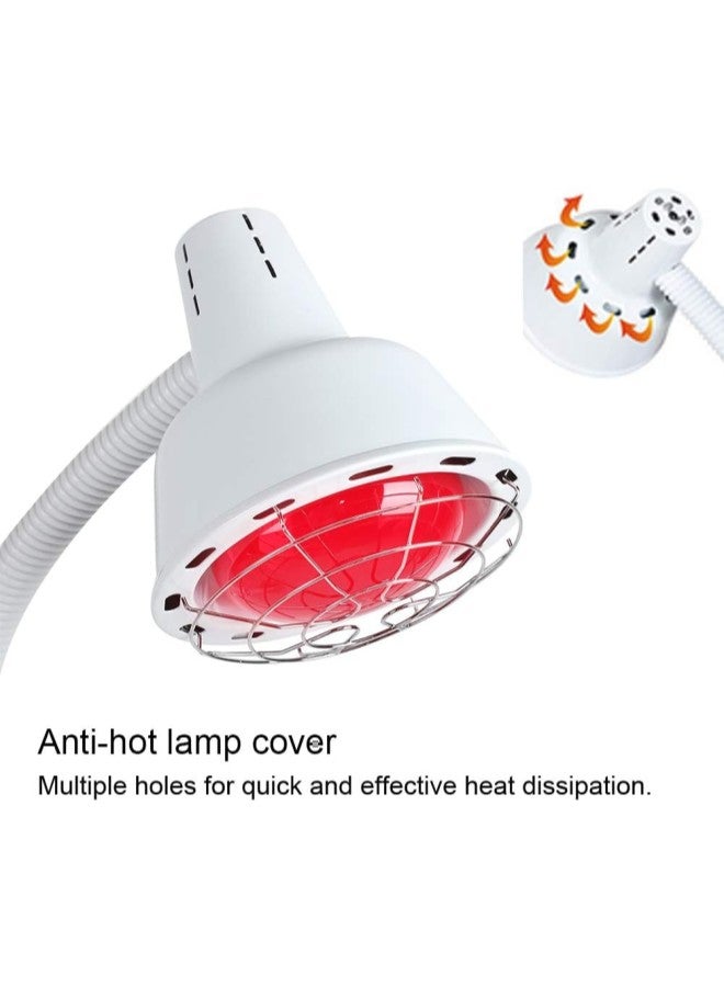 klarako 275W Infrared Heat Lamp, Beauty Treatment Lamp for Body Muscle Joint Pain Relief Beauty Treatment Infrared Light Heating Floor Lamp (US) - Image 3