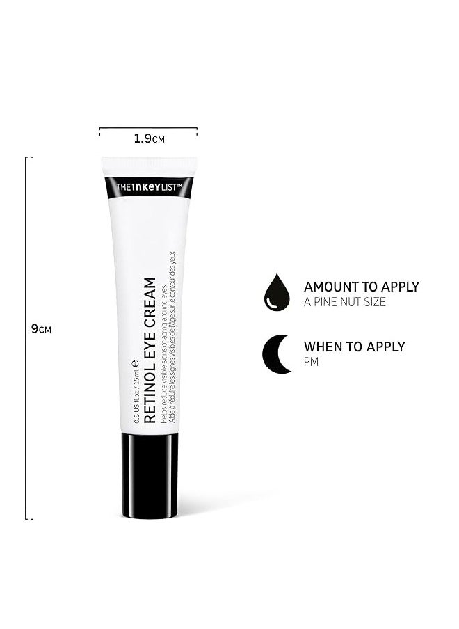 The Inkey List - Retinol Eye Cream to Reduce Wrinkles and Fine Lines 15ml - Image 1