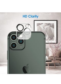 HuHa (2 Pack) for iPhone 11 PRO Privacy Tempered Glass Screen Protector Anti-Scratch with Back Camera glass Alignment Frame Bubble Free Scratch Resistant  - Image 3