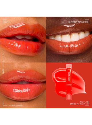 Jelly Job, Full-Bodied Shine Gloss, Lip-Smoothing Shine, Hyper-Glossy Finish, Orange Ya Jelly? - view 2