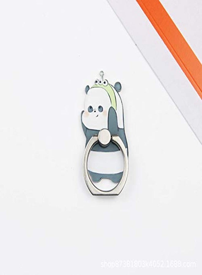 JCSMARTEC 4Pcs Cute Phone Ring Holder Stand, Bear Panda Mobile Phone Stand Holder 360 Rotation Finger Ring Grip Mount for Cellphones (Panda Grip) - Image 5