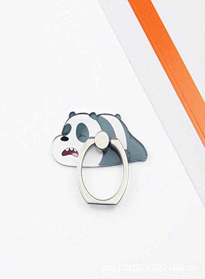 JCSMARTEC 4Pcs Cute Phone Ring Holder Stand, Bear Panda Mobile Phone Stand Holder 360 Rotation Finger Ring Grip Mount for Cellphones (Panda Grip) - Image 2