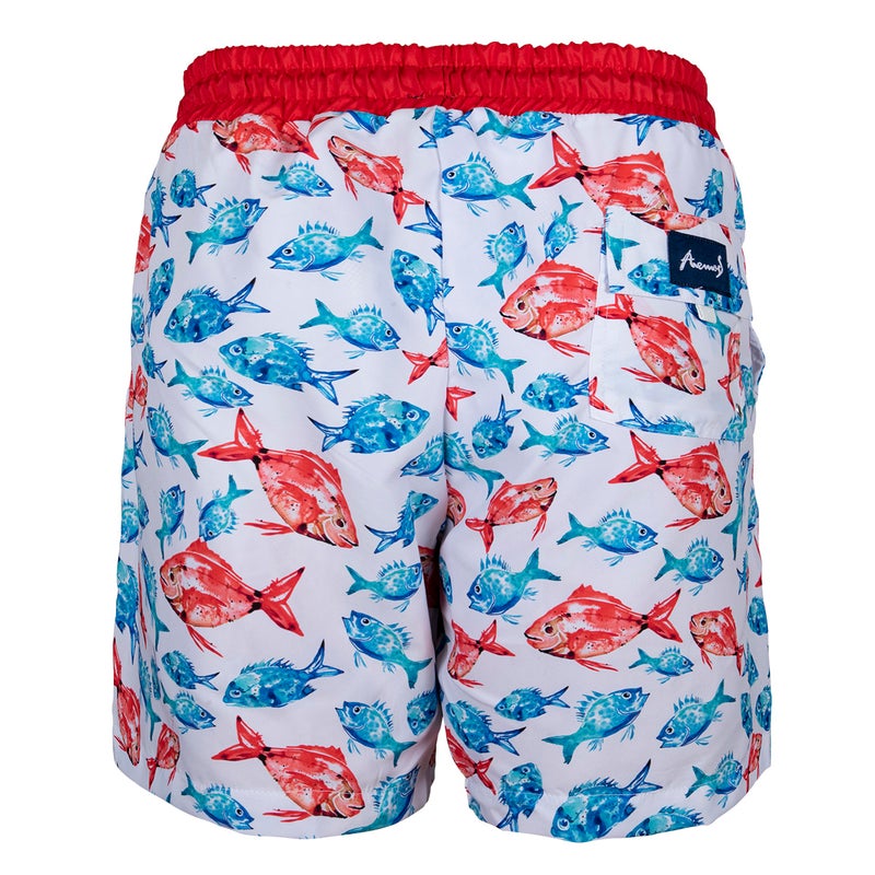 Anemoss Men’s Swim Trunk with PVC Bag, Swimming Shorts for Men, Beach Shorts for Men with Elastic Drawstring Waistband, Soft Mesh Lining and Pockets, Standard Fit and Mid-Length, Mens Shorts for Running, Exercise, Size M | Made in Turkey - Image 2