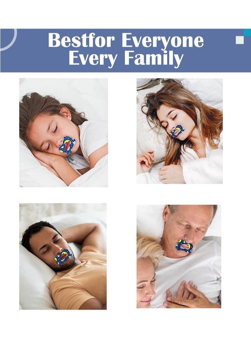 Generic Adult Sleep Patch Gentle Mouth Band Reduces Mouth Breathing Improves Nighttime Sleep and Provides Immediate Snoring Relief 30 Pieces  - Image 4
