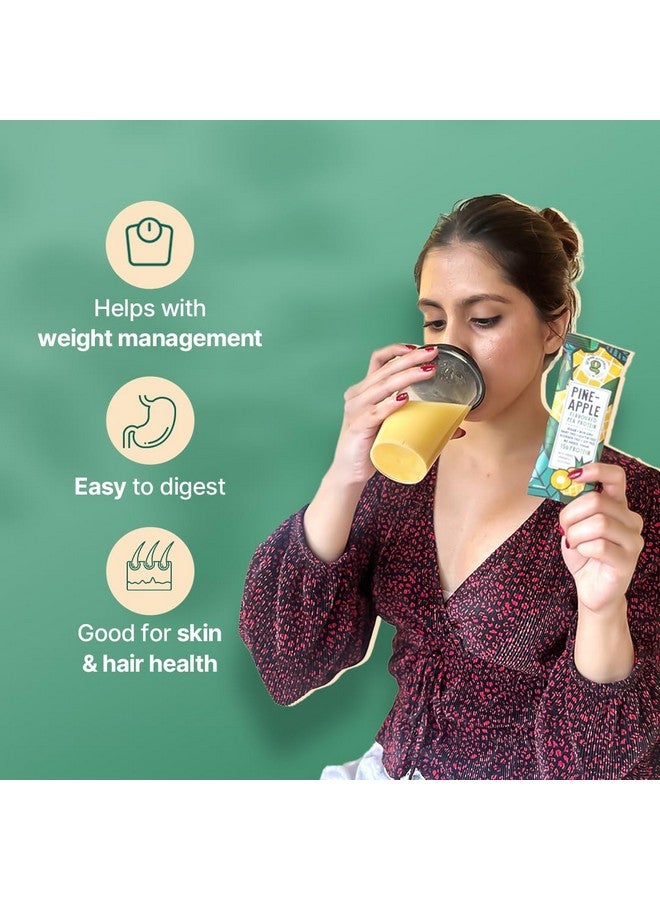 GREEN PROTEIN بروتين أخضر - مسحوق بروتين البازلاء المعزول، بروتين نباتي نباتي، بدون سكر مضاف، 100% نباتي، خالي من الصويا، خالي من الألبان، خالي من الجلوتين، خالي من مسببات الحساسية، بنكهة الأناناس، 15 جرام بروتين لكل حصة، كيس (500 جرام) - Image 4
