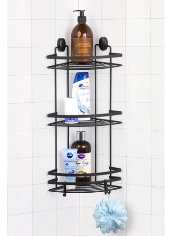 Black Lama 3-Layer Triangular Corner Stand - 22 cm - pzsku/ZAFD54705A574BDBF5160Z/45/_/1725830032/428775b0-3431-46ee-b85f-7e7c30b682ac