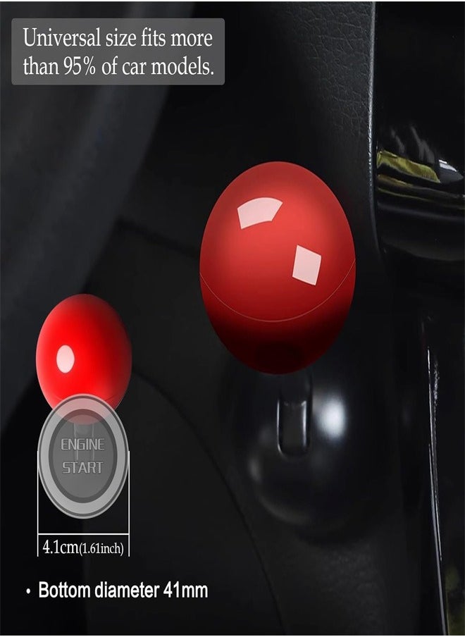 RATSAW Car Push to Start Button Rocker Car One Button Start Lever Car Engine Start Stop Button Joystick Starter Ball-bar Cover for Decorative Accessories Universal Size for Cars etc  - Image 2
