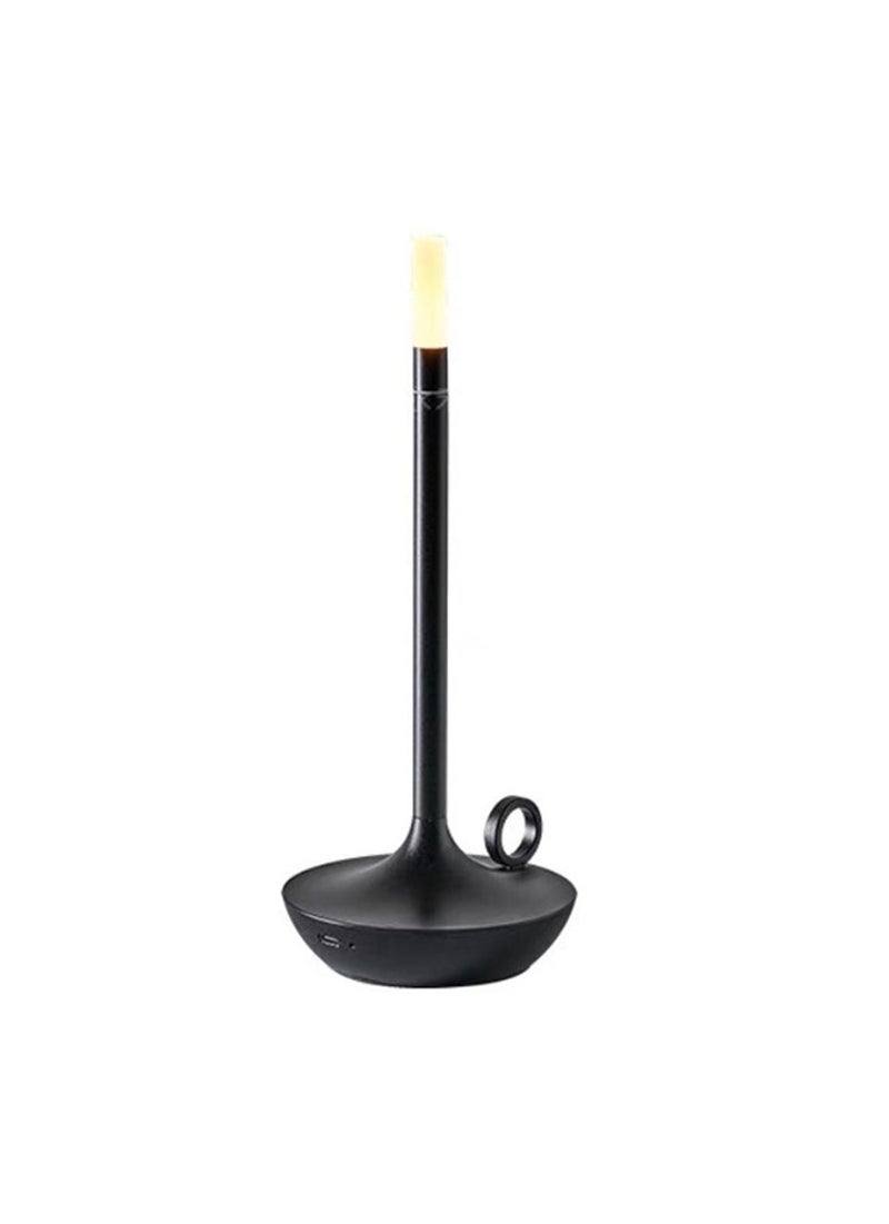 Sharpdo Type-C Rechargeable Retro LED Candle Lamp | Warm White Ambient Table Light for Home Decor - Image 4