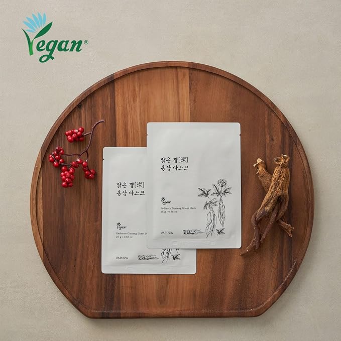 varuza Firm Glow Sheet Mask with Vegan Collagen SemiGel Sheet Biodegradable 100 Cellulose SemiGel Sheet for AntiAging Hydration Elasticity Peptide Complex9 Niacinamide 10 Count - Image 5