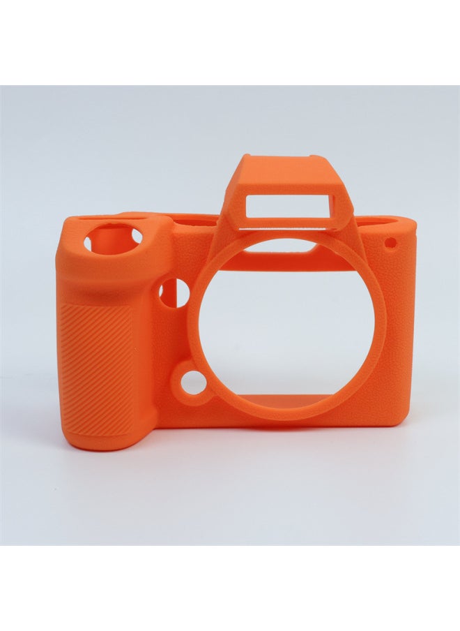 Generic - Suitable For Panasonic S5II Camera Bag S5M2 Silicone Protective Cover S52 Generation Soft Rubber Case-Color:Orange - Image 1