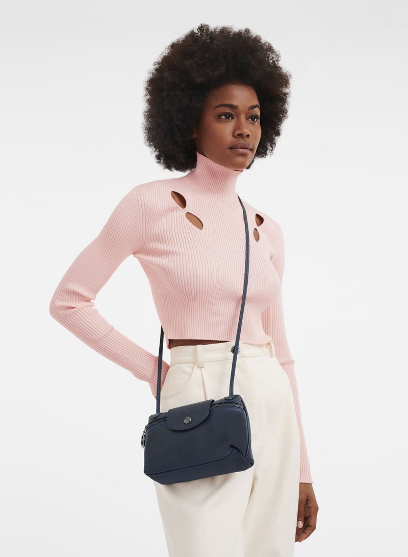 Longchamp Le Pliage Xtra Crossbody bag Navy - Leather  - Image 3