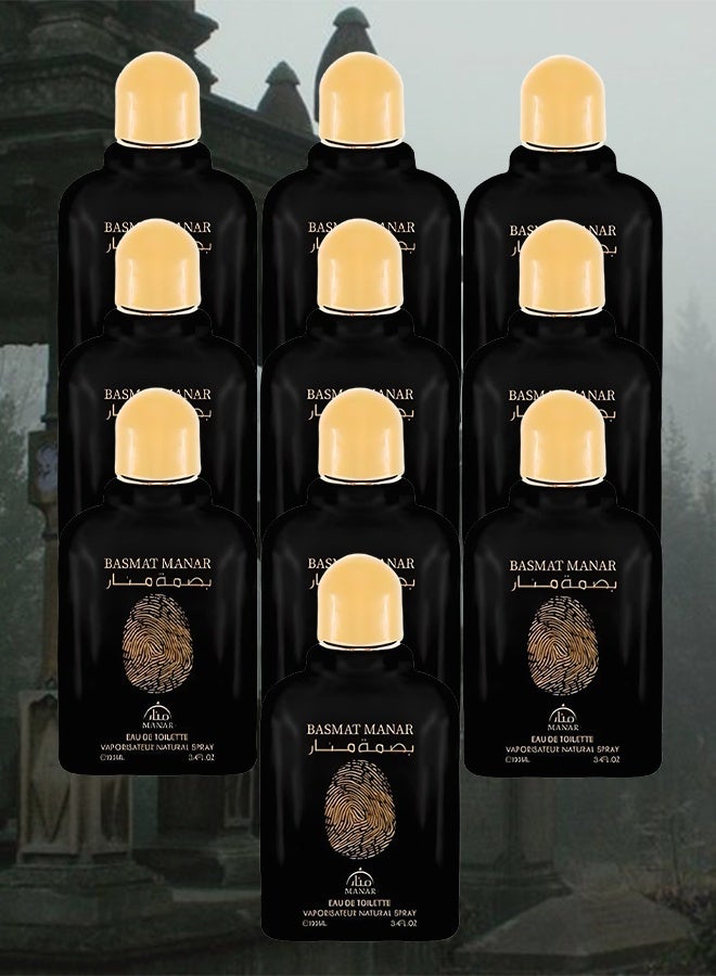 manar 10 Pieces Basmat Manar Perfume 100ml EDT - Image 1