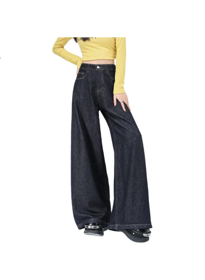EPTISON Yipin Tiancheng American High Street Women'S Jeans Autumn Fashion Loose Wide Leg Pants Versatile Slimming Pants For Women - Image 1