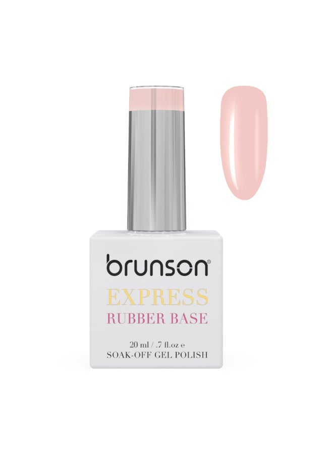 Rubber Base Gel Nail Polish 20Ml - French Rubber Base Coat Long-Lasting, Durable And Chip-Resistant Nail Strengthener Gel Nail Polish Base Coat For Manicure And Pedicure