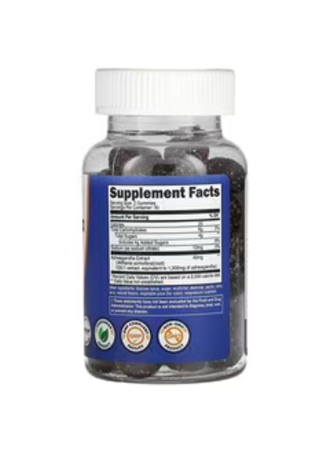 نوتريكوست، علكات أشواغاندا، توت مشكل، 60 علكة (600 ملغ لكل علكة) - Image 2