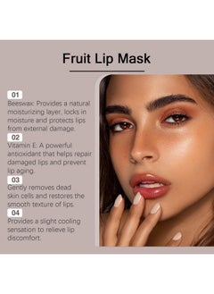 Charm Kiss 3PCS Bee Lip Balm Honey Pot Set, Moisturizing Propolis Lip Mask,Hydrating Prevention Dry and Cracked Lip Scrubs Exfoliator,Lip Sleep Mask Reduces Lip Lines Lip Skin Care Products  - Image 3