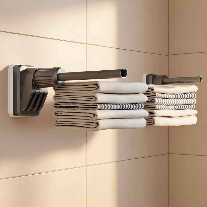 Easy Use Tension Rod No Drill For Women Elderly 0.4-0.55m Lightweight Rental Friendly Rod - Image 5