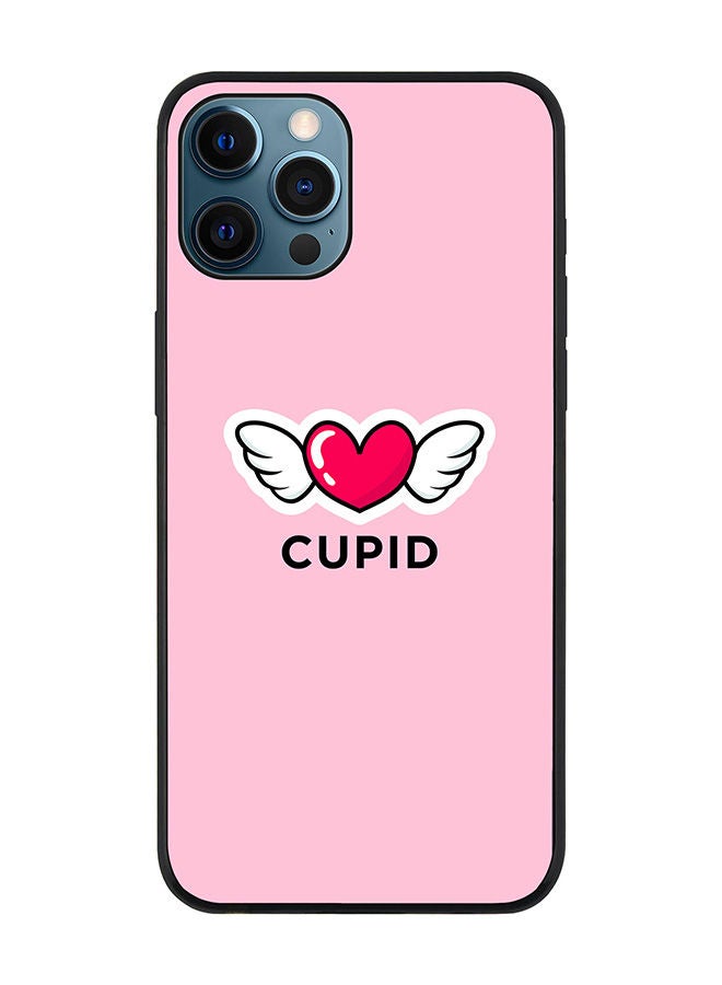Stylizedd Rugged Black edge case for Apple iPhone 12 Pro Slim fit Soft Case Flexible Rubber Edges Anti Drop TPU Gel Thin Cover - Cupid - Image 1