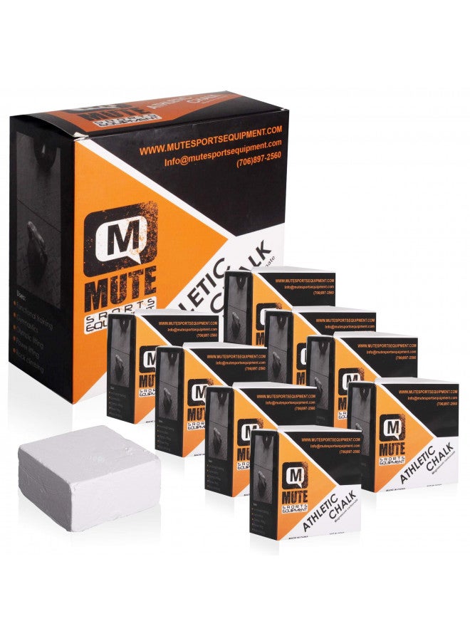 Mute Premium Athletic Gym Chalk Blocks 2 oz. 8 Pack Box | 1 Pound | Magnesium Carbonate | Weightlifting, Gymnastics, Rock Climbing, Olympic Lifting - Image 1