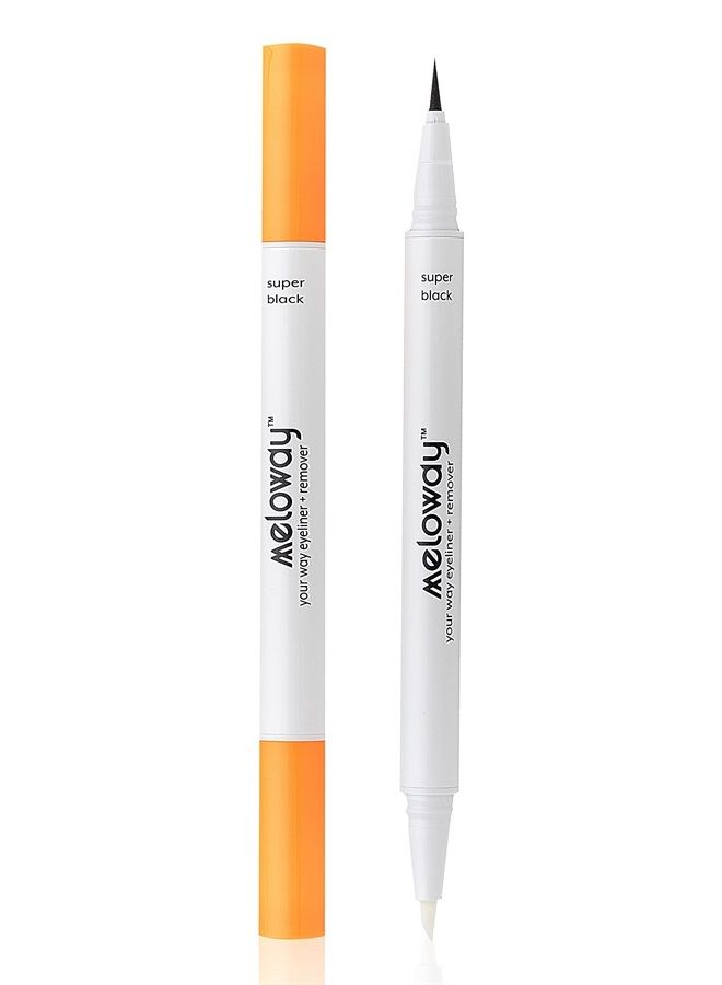 MELOWAY your way eyeliner + remover, a 2-in-1 Liquid Eyeliner + Makeup Remover pen - Image 2