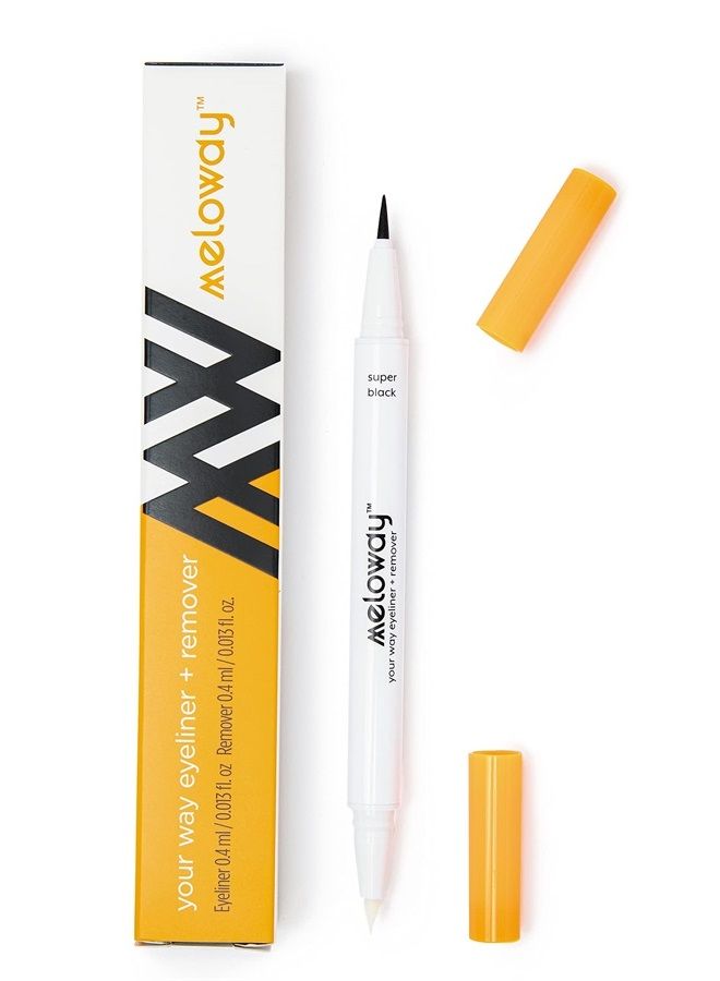 MELOWAY your way eyeliner + remover, a 2-in-1 Liquid Eyeliner + Makeup Remover pen - Image 1