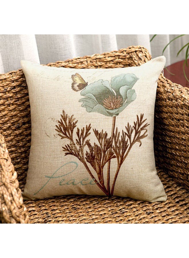 NIBEMINENT Vintage Flower Style Cushion Cover Multicolour - Image 5