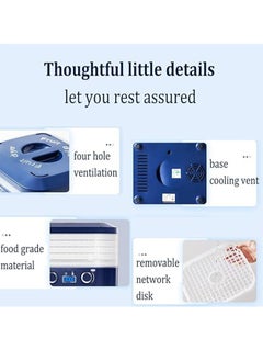 Mini Food Dehydrator Machine 5 Trays With Digital Timer And Temperature Control For Fruit Vegetable Meat Beef Jerky 160W HM-801 Blue - pzsku/ZAFD6764D777317FEA057Z/45/_/1728893186/9908646a-2a08-4b89-b03b-0a54cad0eeca