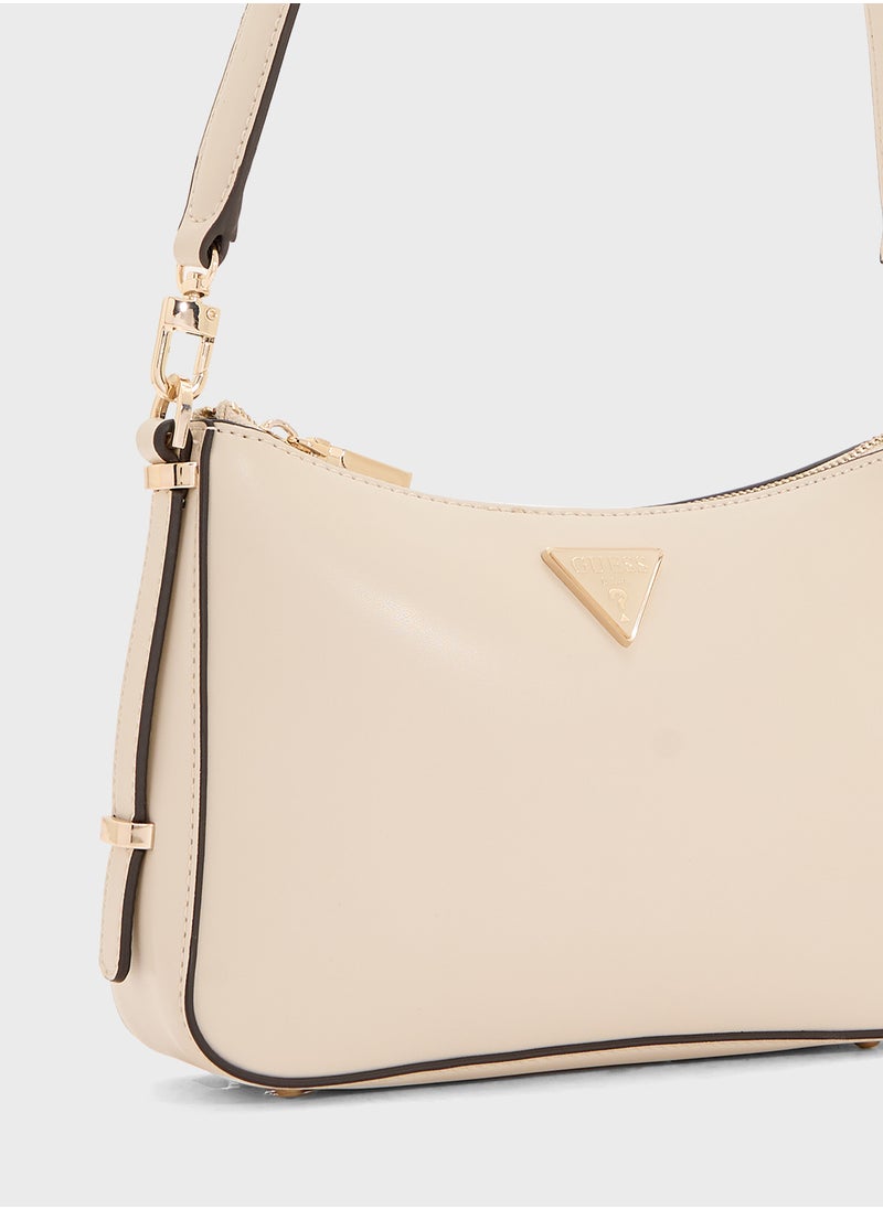 GUESS Daryna Top Zip Shoulder Bag  - Image 4