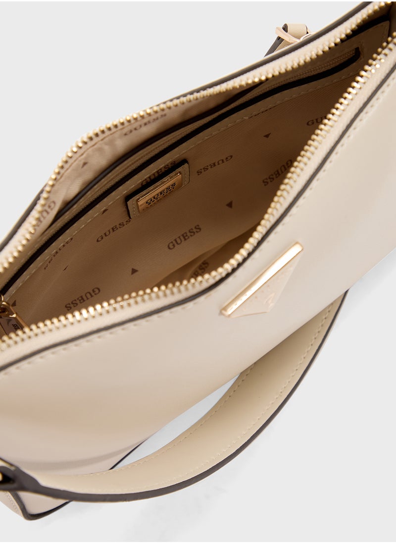 GUESS Daryna Top Zip Shoulder Bag  - Image 5