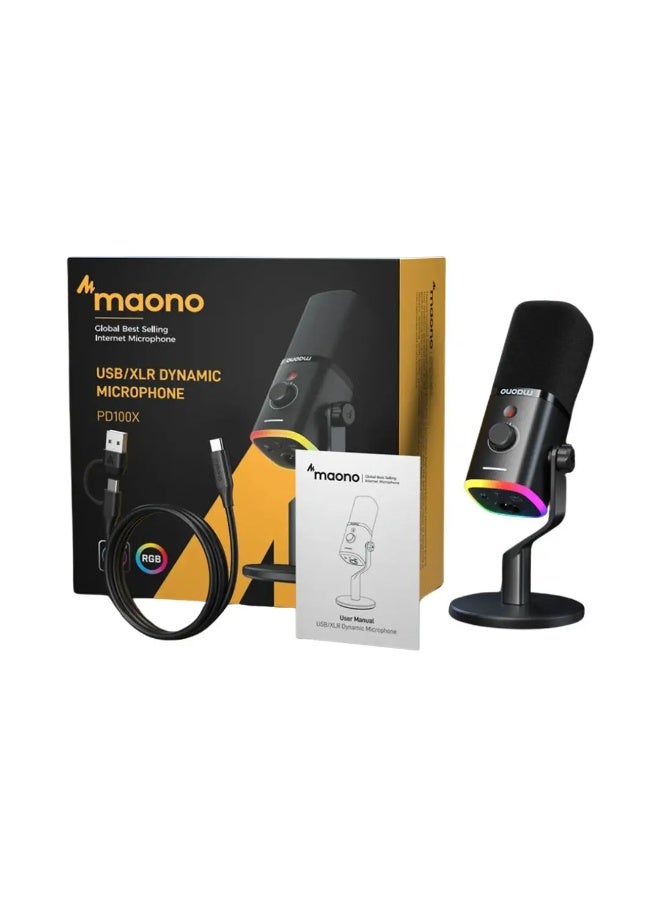 Maono PD100X USB/XLR Dynamic Microphone For Streamers - Image 4