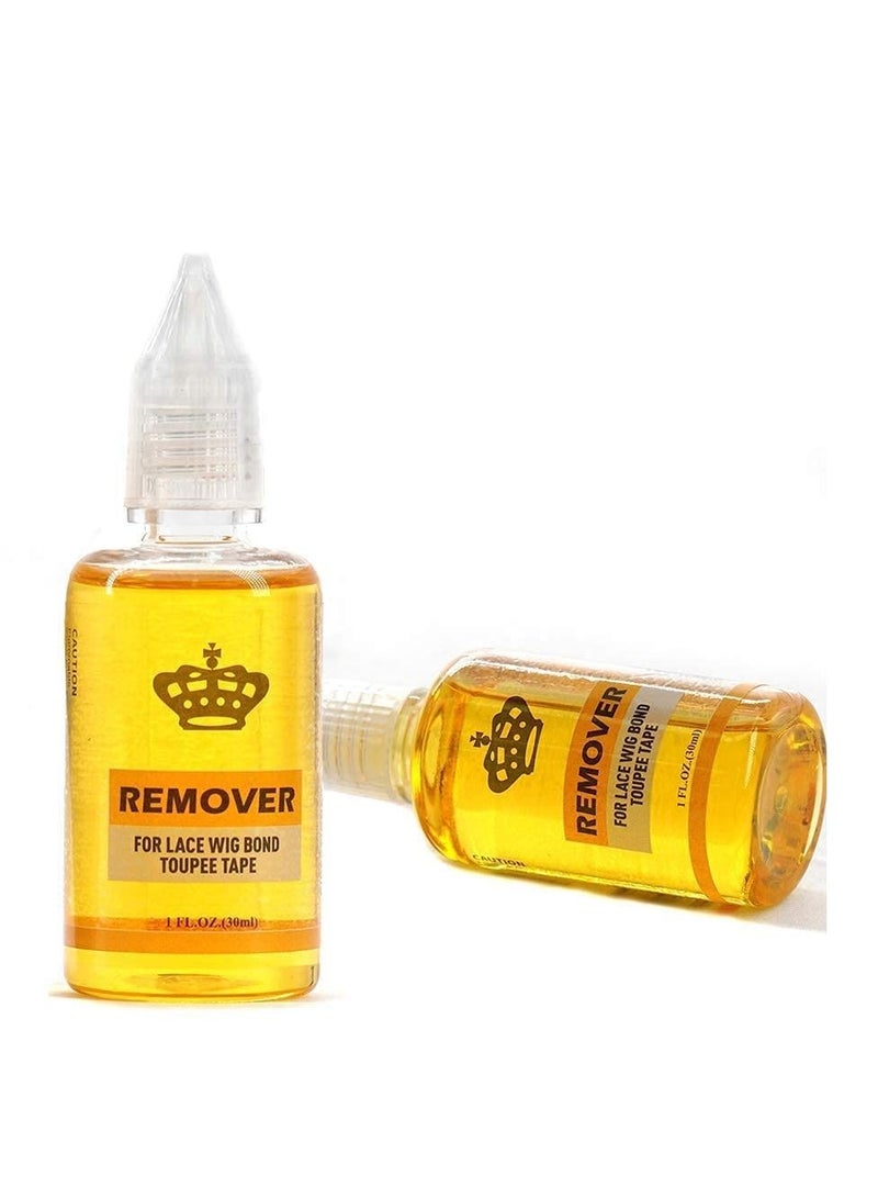 Fast Acting Hair Extensions Remover, Wig Glue Remover, Double Sided Extension Tape (One Bottle) - Image 4