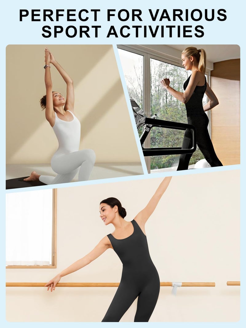 speerise Women Slimming Sleeveless Bodysuit Tank Leotard Jumpsuits Romper for Women, Girls for Gym, Yoga, Workout, Ballet - Image 2