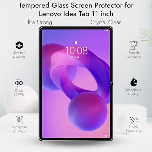 Robustrion Tempered Glass for Lenovo Idea Tab 11" Screen Protector Guard for Lenovo Idea Tab 11 inch Tablet - 1 Pack - Image 3